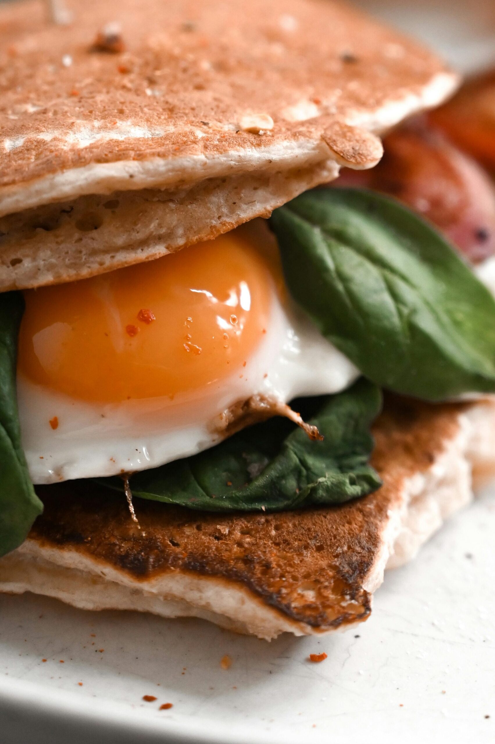 Selbstgemachte Protein Pancakes als eiweissreiches Frühstück