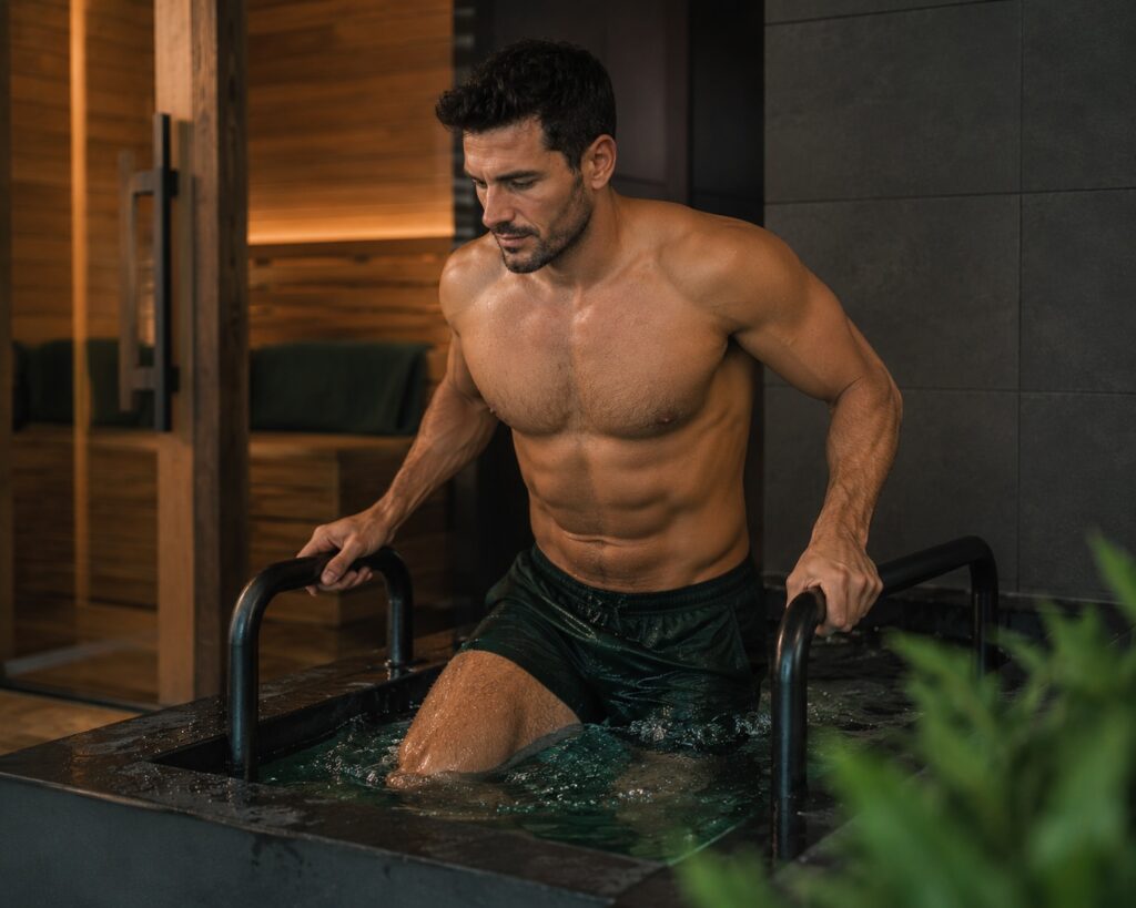 Sauna und Kaltwasser für bessere Regeneration nach Training — Wechsel der Temperaturen