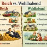 Mann denkt über finanzielle Freiheit und Wohlstand nach