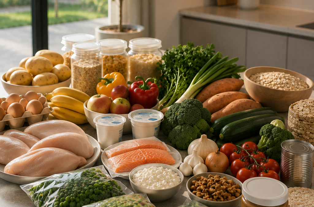 Meal Prep Männer ab 30 — vollständig vorbereitete Mahlzeiten für die ganze Woche