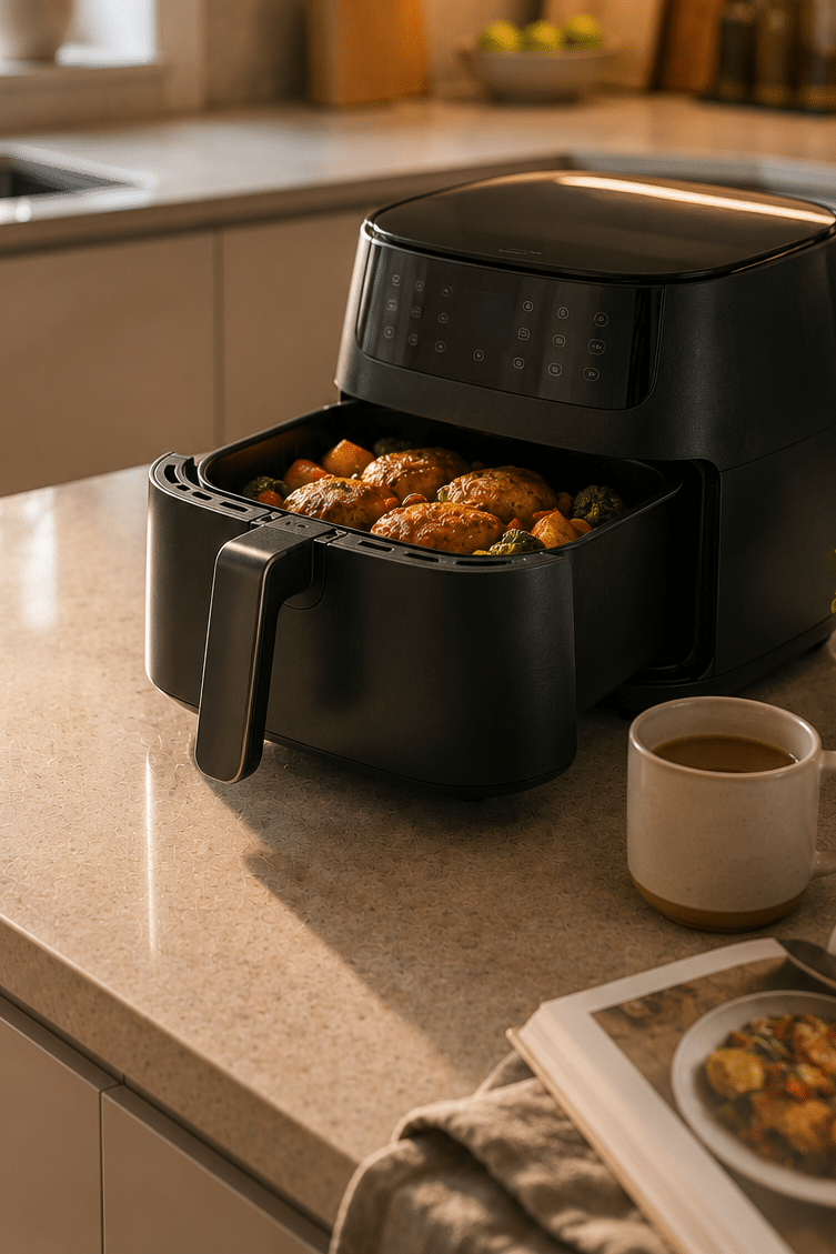 Meal Prep Küche organisiert — Behälter und Zubehör für die wöchentliche Vorbereitung