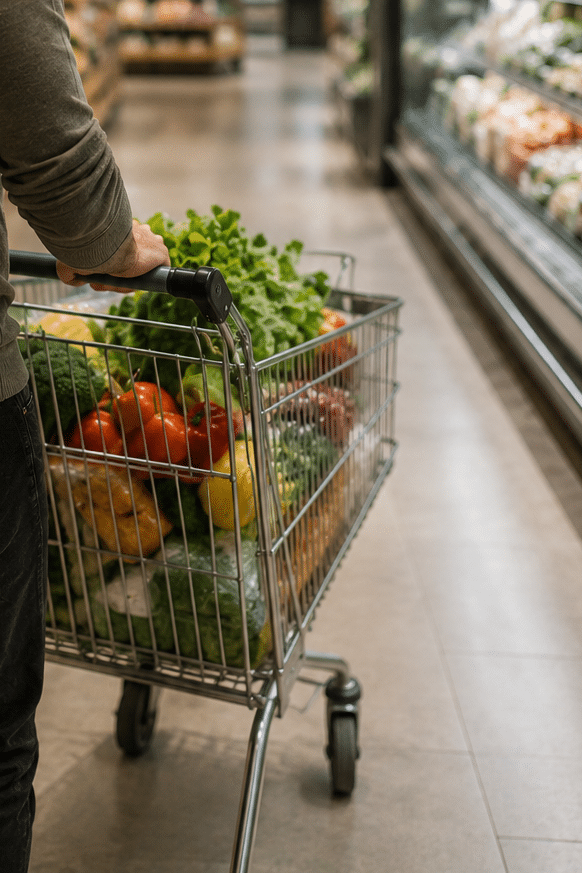 Einkaufsliste Muskelaufbau im Supermarkt — gezielt und strategisch einkaufen