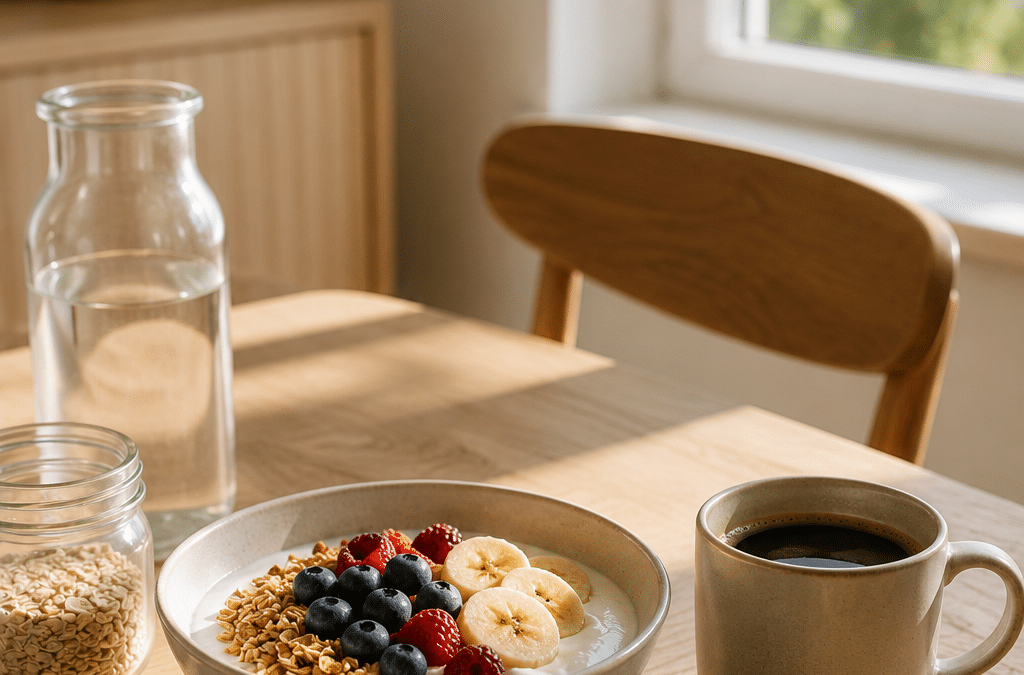 Frühstück für Männer ab 30 — Overnight Oats mit Whey und Elektrolyte als Morgenroutine