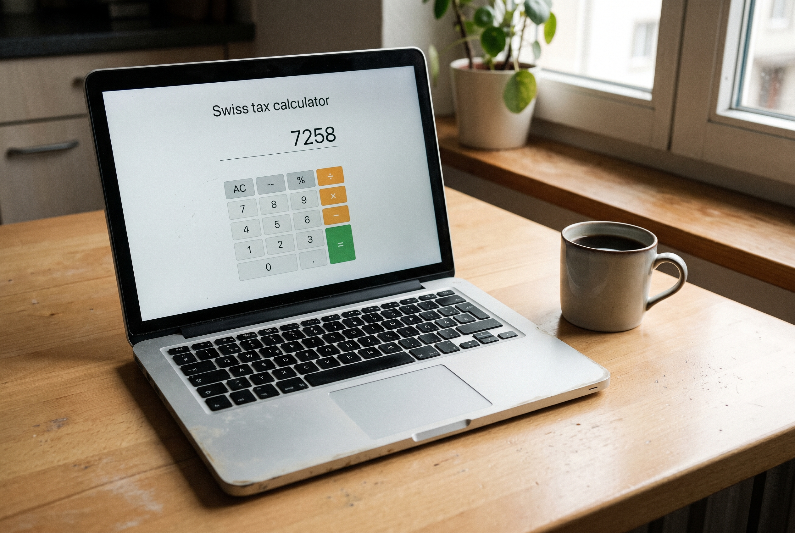 Laptop mit Steuerrechner Säule 3a Maximalbetrag 7258 Franken 2026