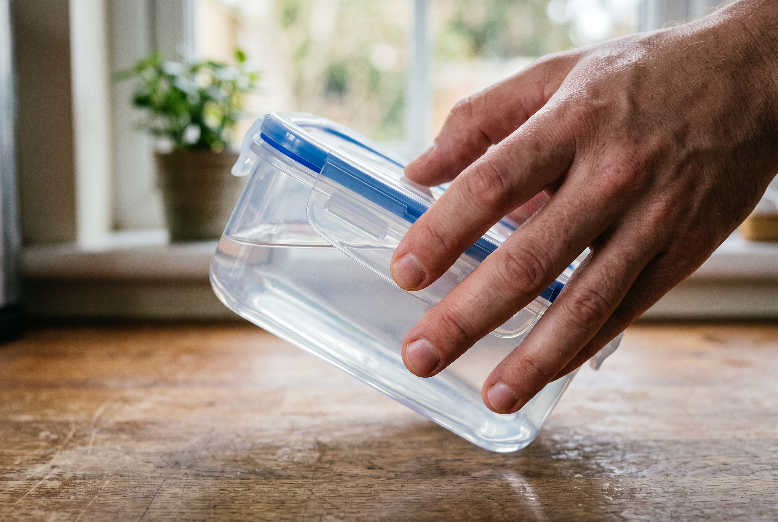 Meal Prep Behälter Verschluss dicht testen