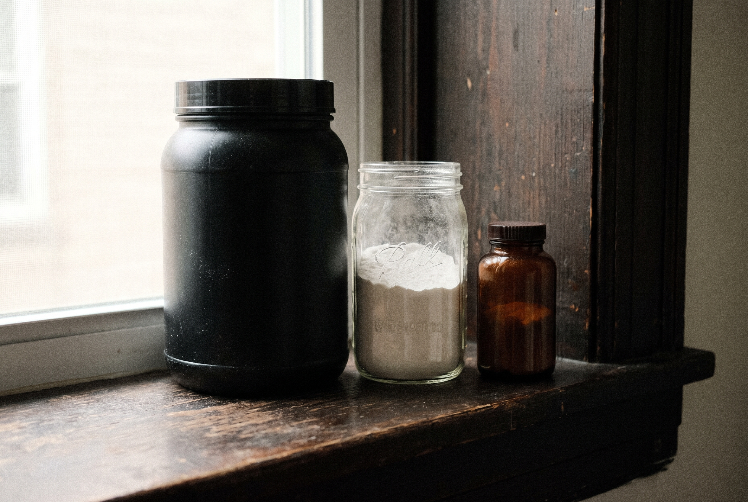Whey Protein, Kreatin und Vitamin D – Supplements für Muskelaufbau ab 40