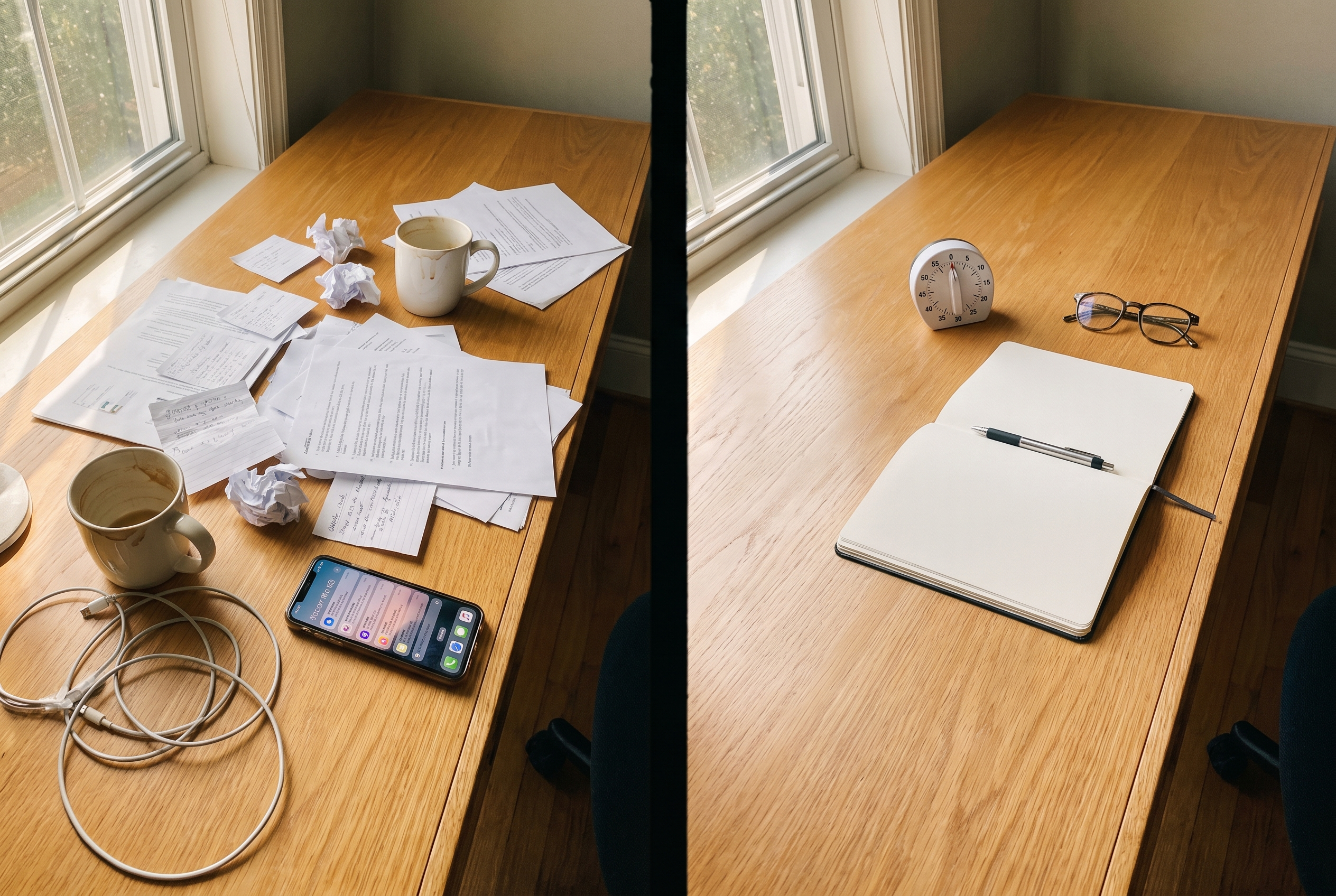 Chaos vs Routine im Alltag — der Unterschied