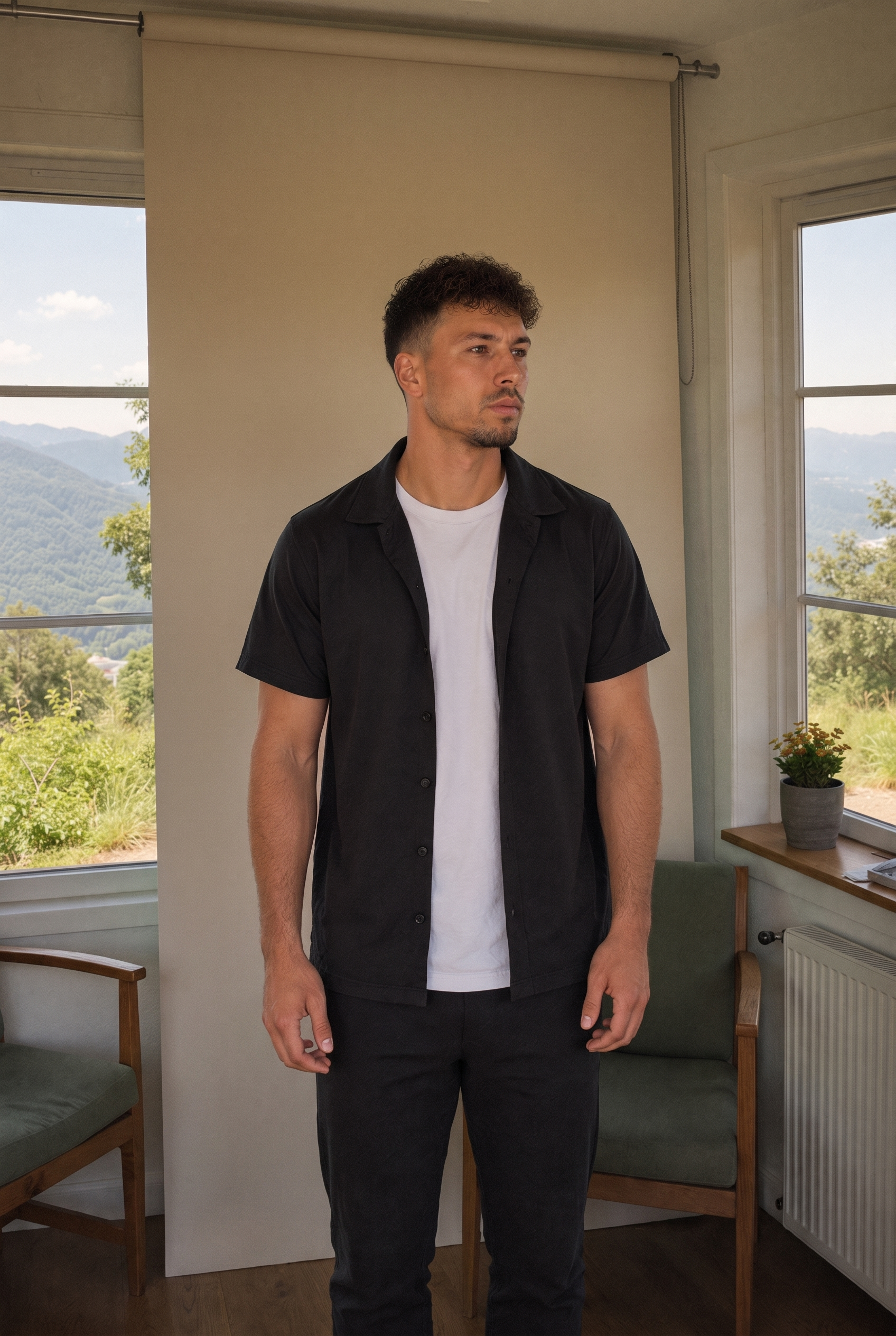 Fabian Waizenhöfer beim Training in Graubünden