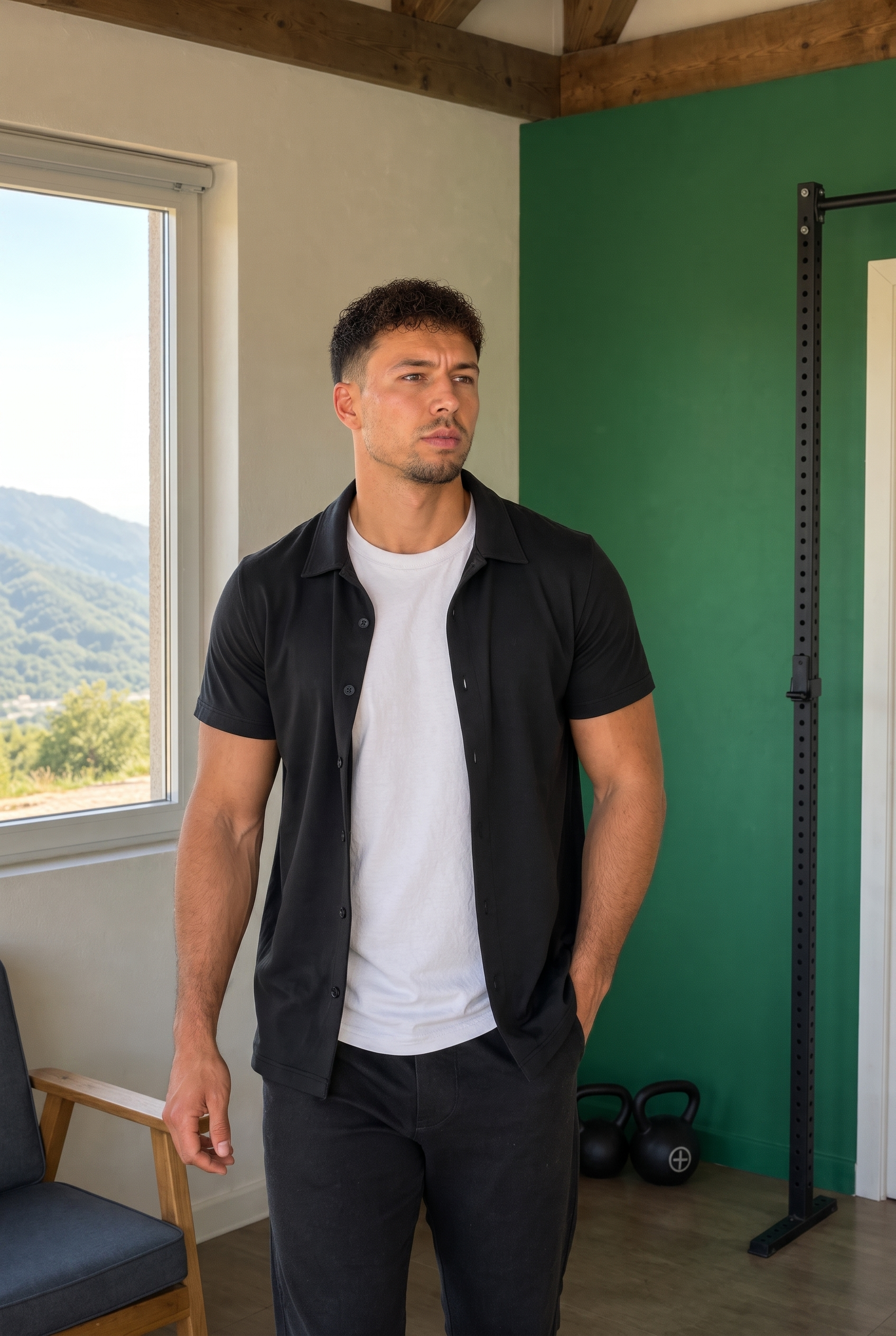 Fabian Waizenhöfer im Home-Gym – Alltag zwischen Job und Training