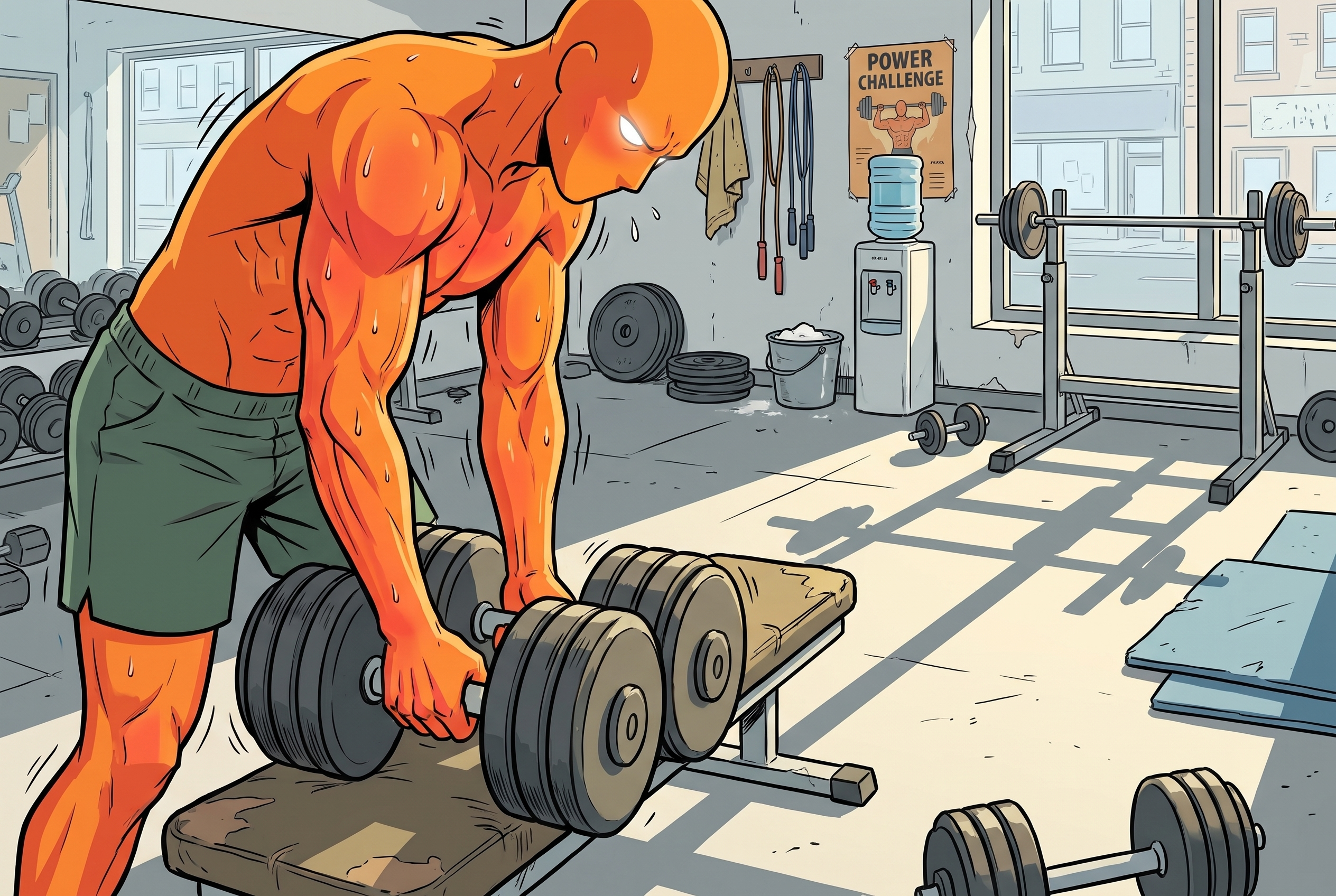 Body Recomposition Mann ab 30 — Training mit schweren Gewichten