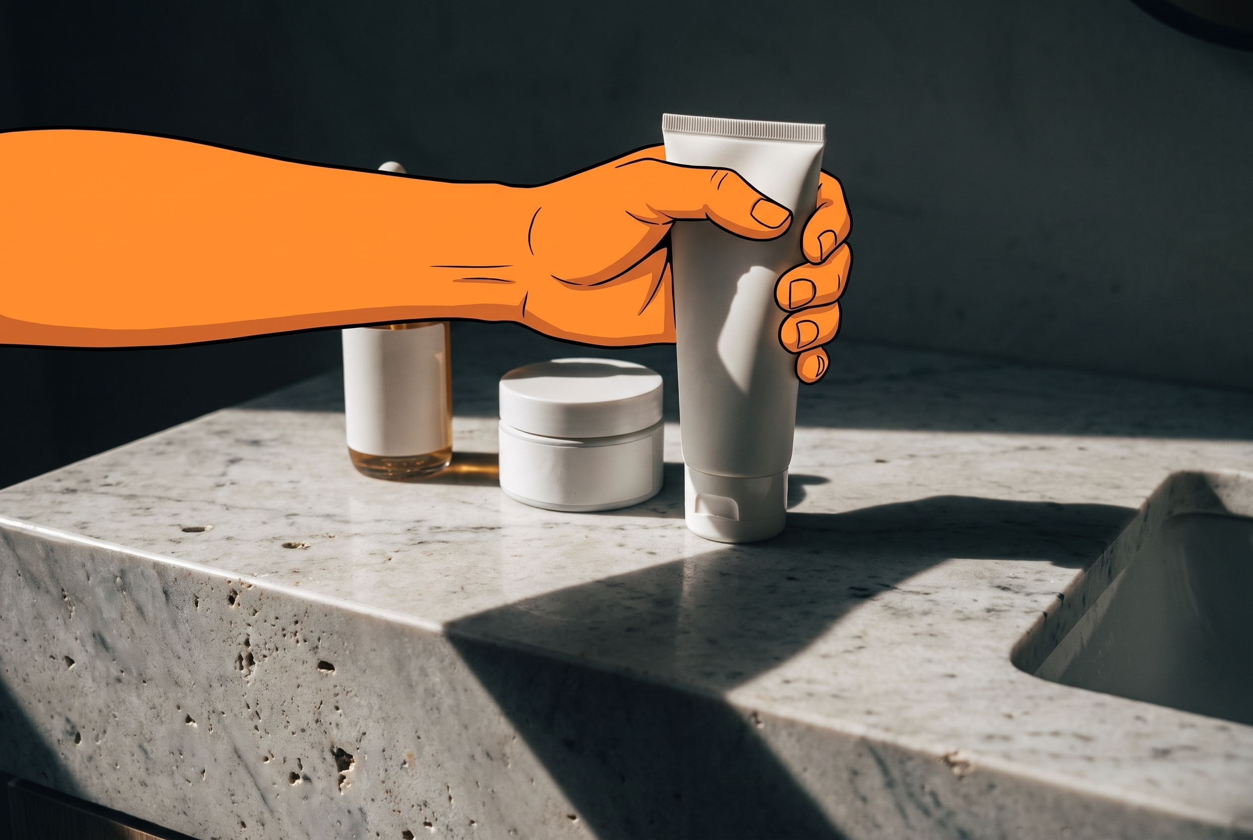 Hautpflege Routine Mann ab 30 Basis-Produkte morgens