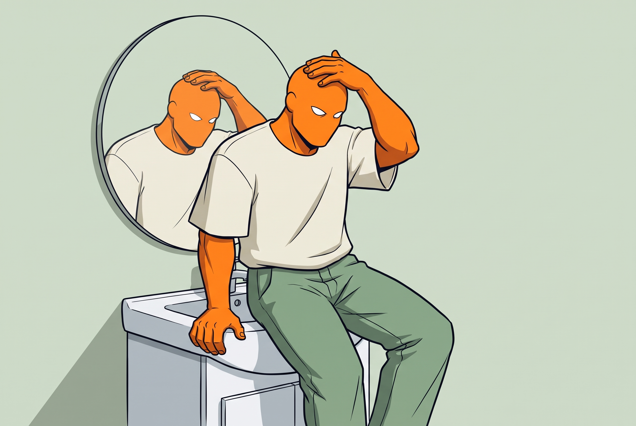 Minoxidil Anwendung Männer – die tägliche Kontrolle am Spiegel