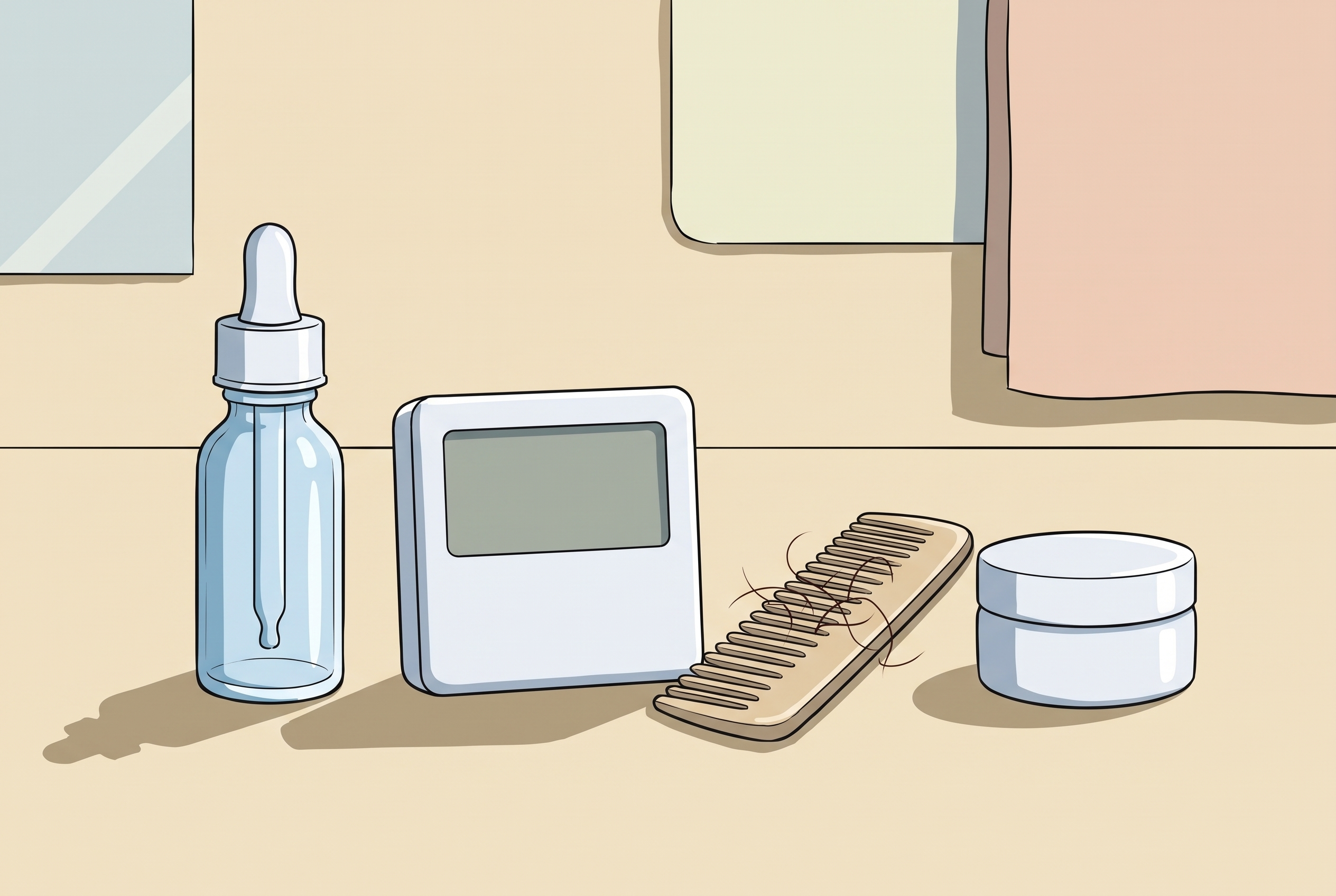 Minoxidil Routine – die täglichen Werkzeuge