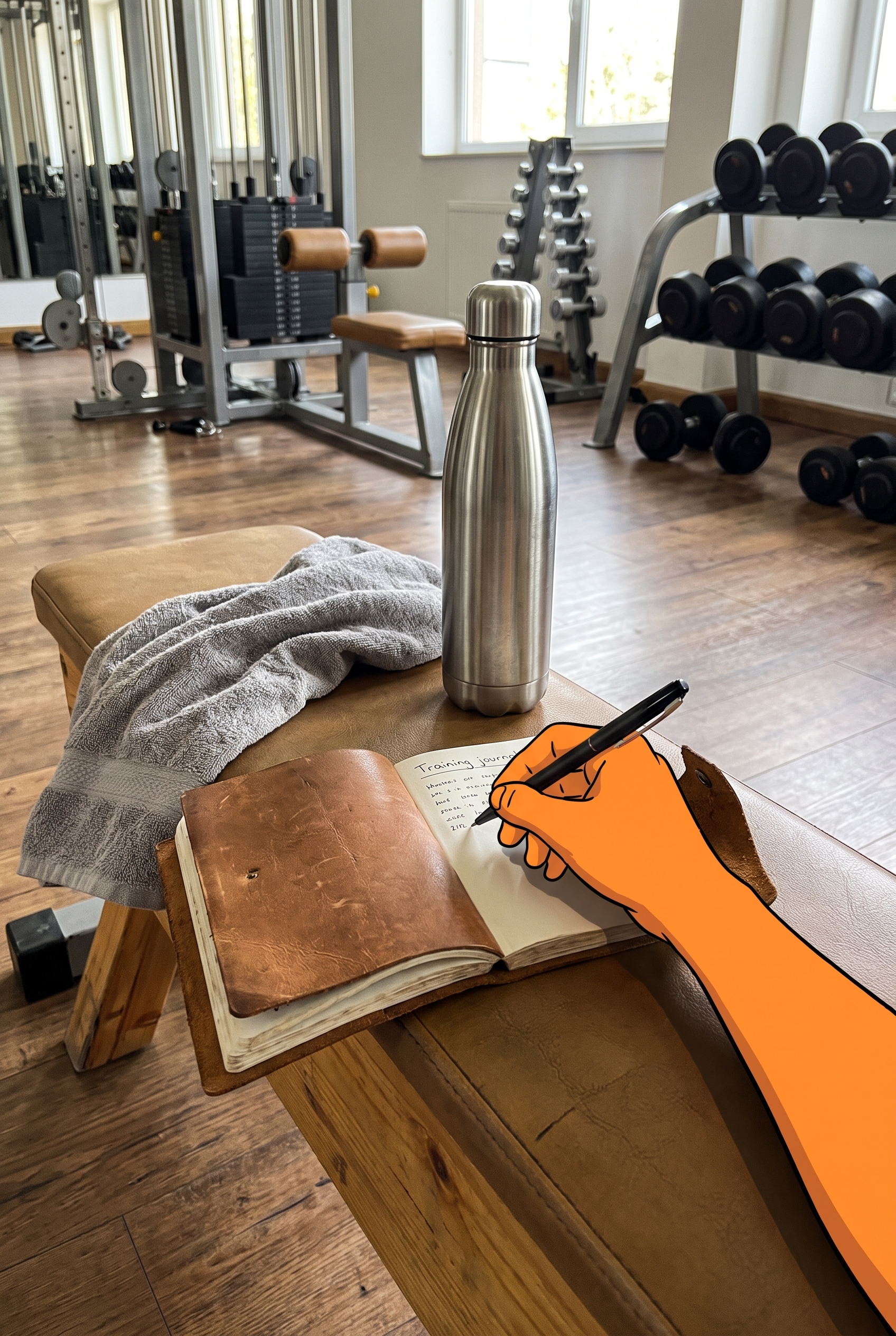 Trainingsprotokoll für Muskelaufbau ab 40 im Gym