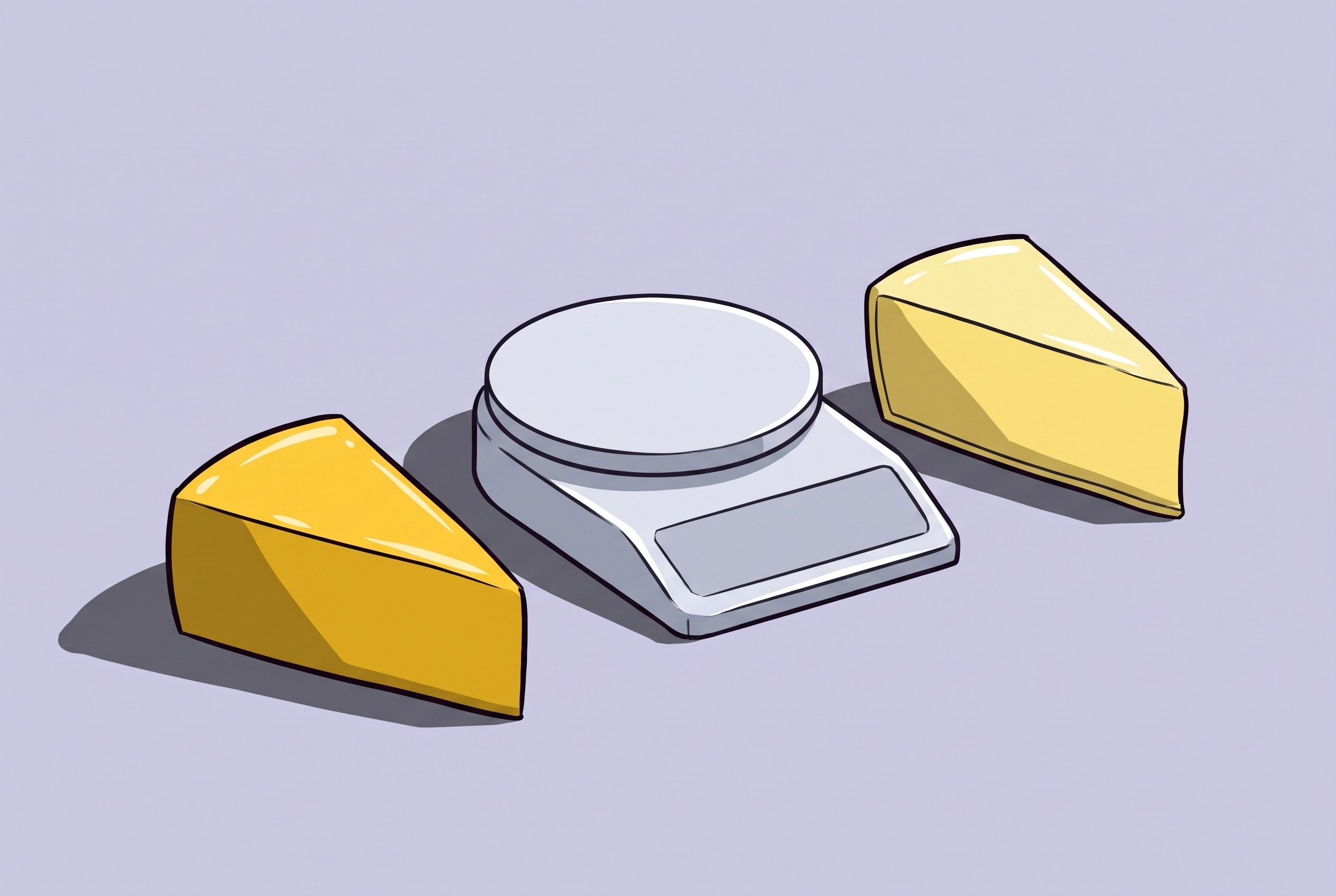 Light-Käse gegen Vollkäse — der Unterschied in Gramm Fett