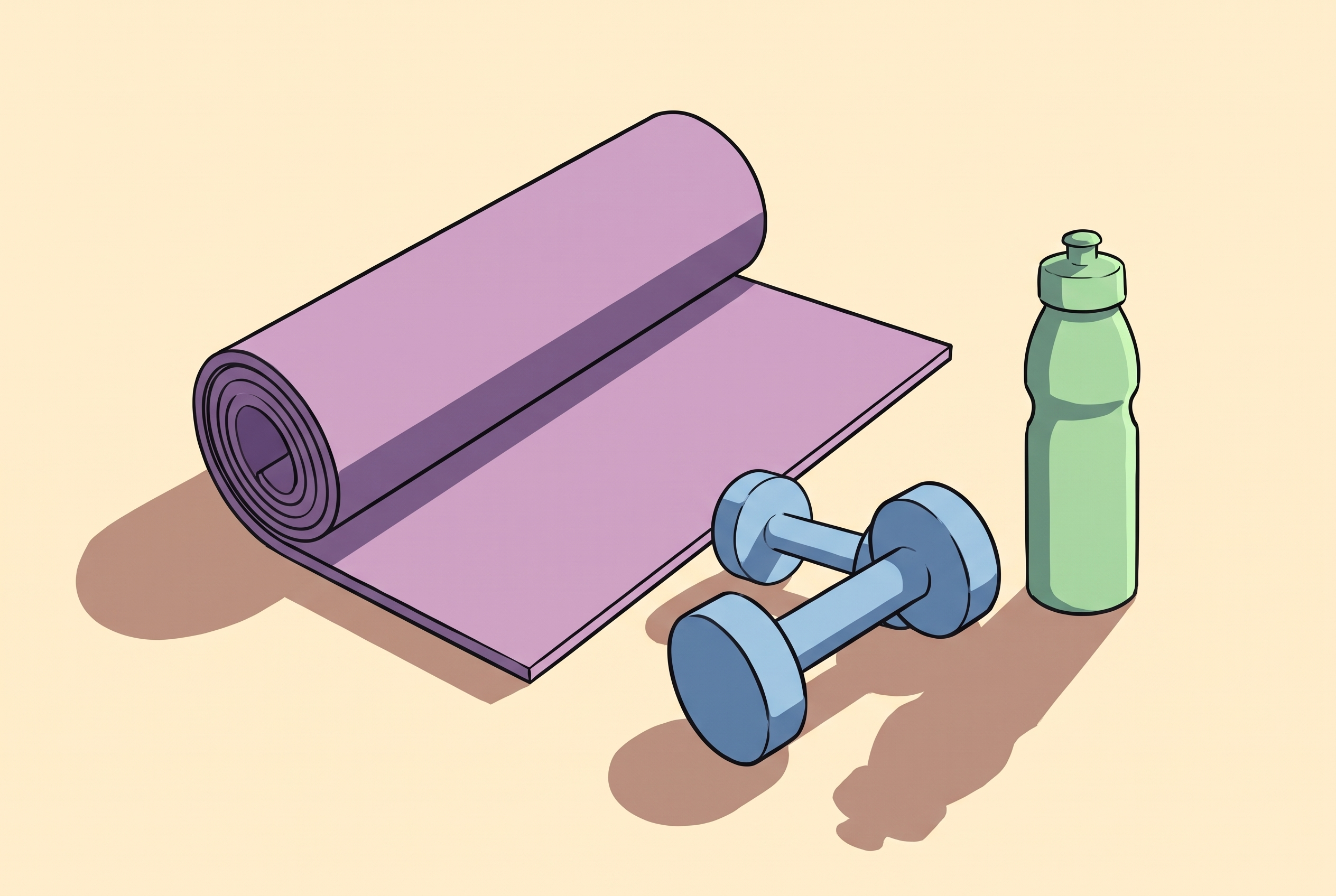 Trainingsausrüstung für Skisaison Fitness Einsteiger