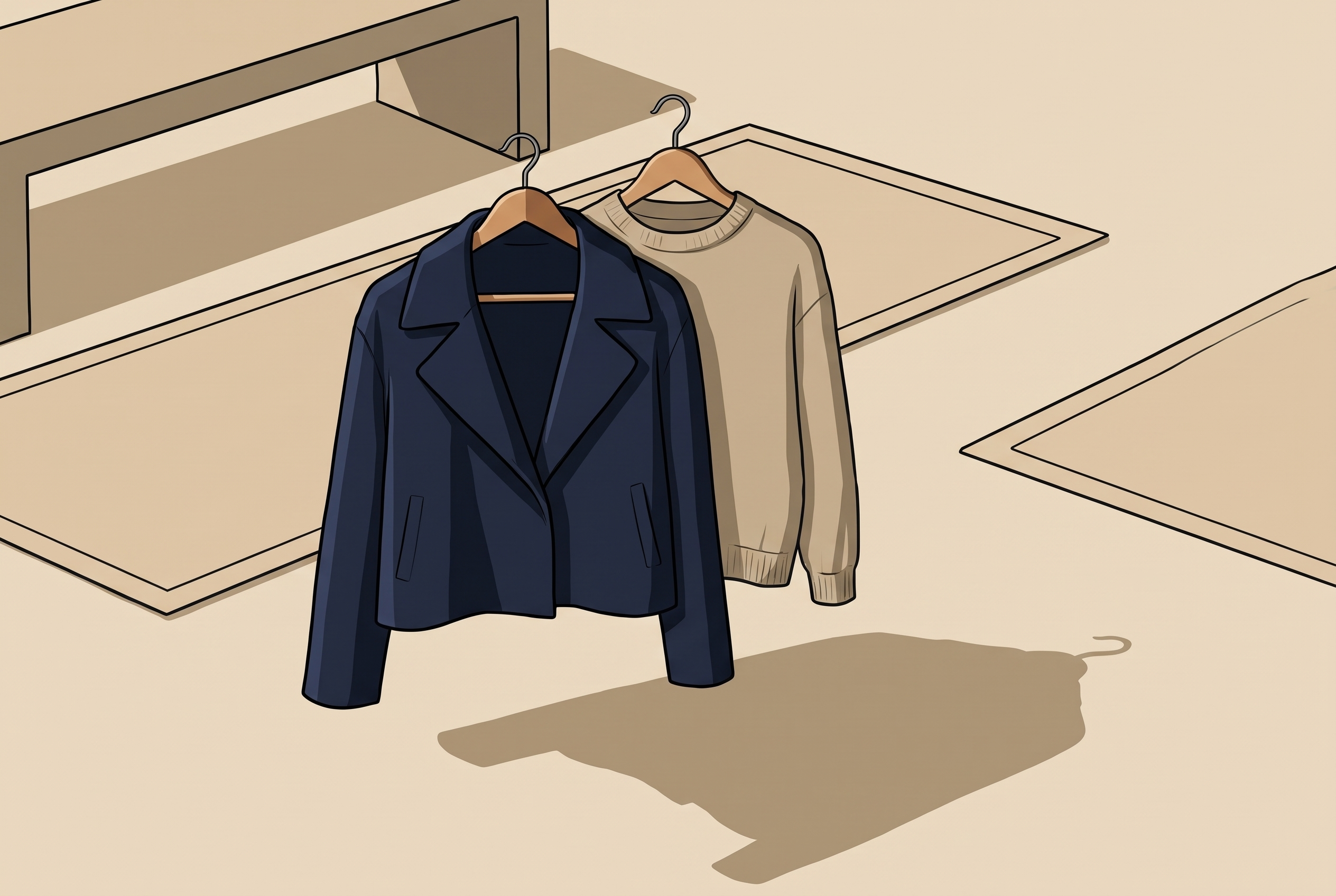 Wintermantel Layering — verkürzte Schnitte kombinieren