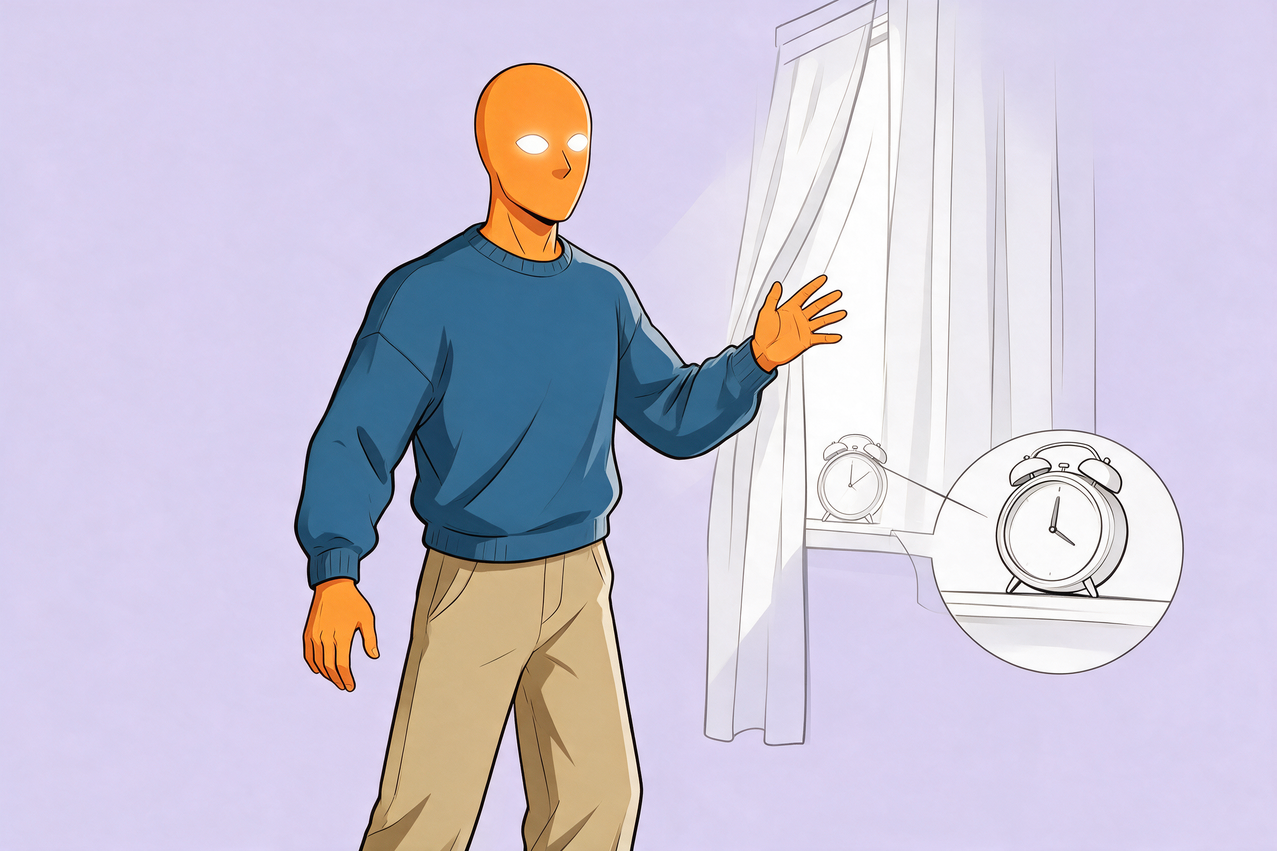 Früh aufstehen ohne Snooze: Morgenlicht am Fenster