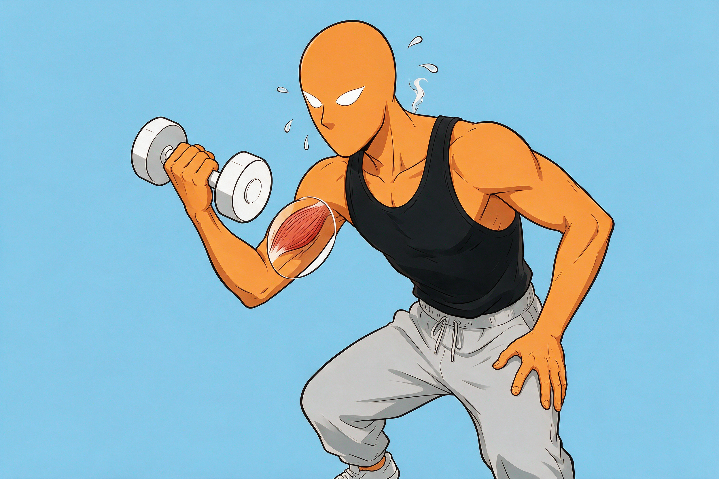 Krafttraining mit schweren Gewichten — ohne Training nützt auch Protein nichts